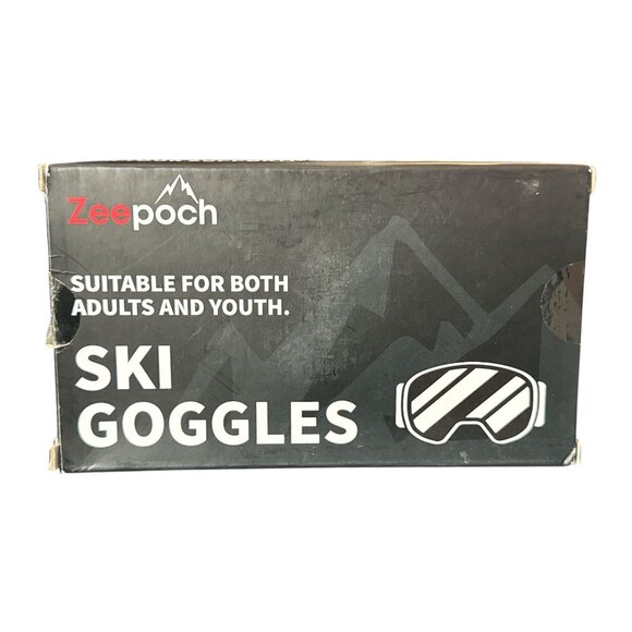 Ski Goggles - Zeepoch OTG Snowboard Goggles with UV Protection Anti Fog (Pink) - Picture 2 of 6